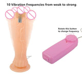 Vibrating Penis Squirting Realistic